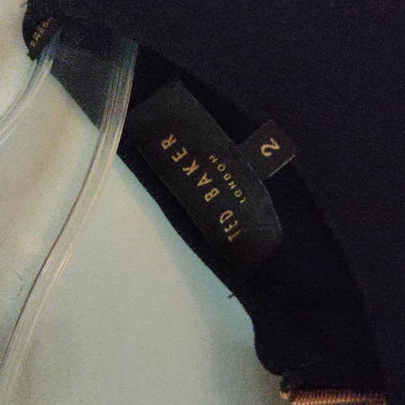 Ted Baker Knitted Bodycon Dress with Bow Sleeve Detail - Picture 6 of 9